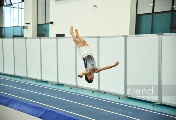 Azerbaijan holds national trampoline, tumbling championships in Baku (PHOTO)