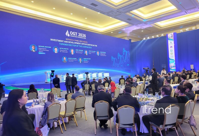 Turkmenistan weighs Caspian offshore investment at 2nd day of OGT (PHOTO)
