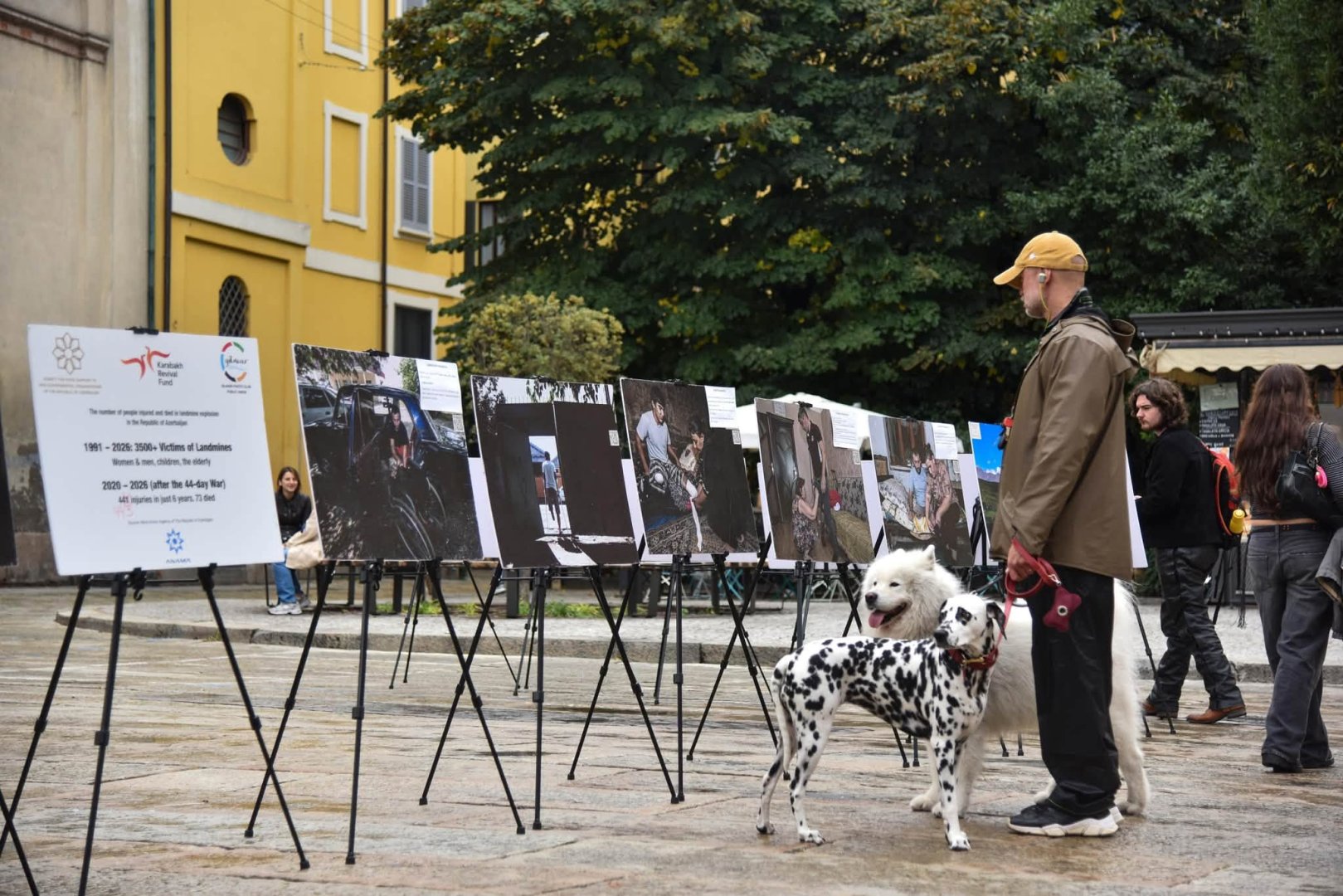 Azerbaijani NGO holds Milan photo show on landmines left after conflict (PHOTO)