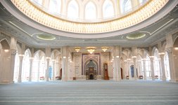 Heydar Aliyev Foundation VP Leyla Aliyeva visits “The World Through a Child’s Eyes” exhibition and Imam al-Bukhari Memorial Complex in Samarkand (PHOTO)