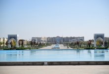 Heydar Aliyev Foundation VP Leyla Aliyeva visits “The World Through a Child’s Eyes” exhibition and Imam al-Bukhari Memorial Complex in Samarkand (PHOTO)