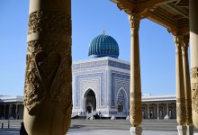 Heydar Aliyev Foundation VP Leyla Aliyeva visits “The World Through a Child’s Eyes” exhibition and Imam al-Bukhari Memorial Complex in Samarkand (PHOTO)