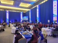 Turkmenistan weighs Caspian offshore investment at 2nd day of OGT (PHOTO)