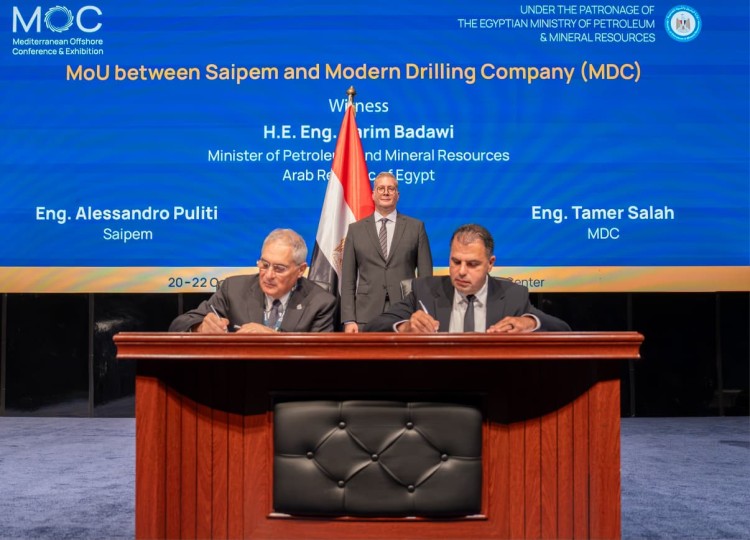 Saipem, MDC sign offshore drilling cooperation deal, targeting Egypt