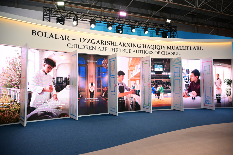 Heydar Aliyev Foundation VP Leyla Aliyeva visits “The World Through a Child’s Eyes” exhibition and Imam al-Bukhari Memorial Complex in Samarkand (PHOTO)