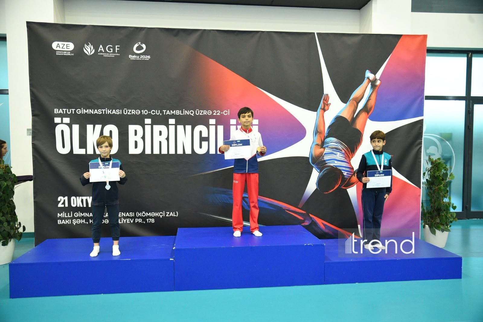 Azerbaijan holds national trampoline, tumbling championships in Baku (PHOTO)