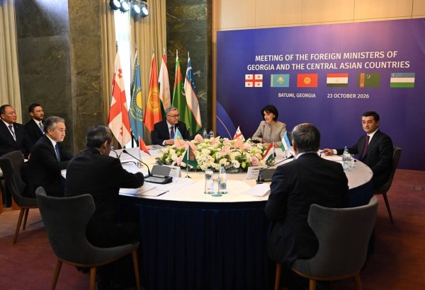 Central Asian, Georgian FMs discuss Middle Corridor development