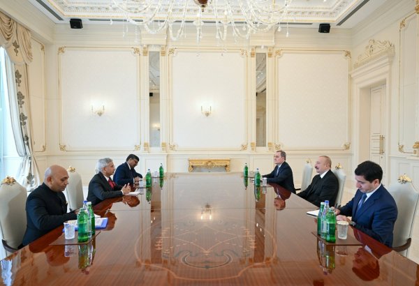 President Ilham Aliyev receives Minister of External Affairs of India (PHOTO/VIDEO)
