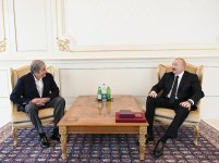 President Ilham Aliyev presents “Istiglal” Order to Farhad Khalilov