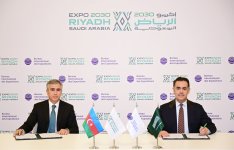 Azerbaijan signs agreement to participate in Expo 2030 Riyadh (PHOTO)