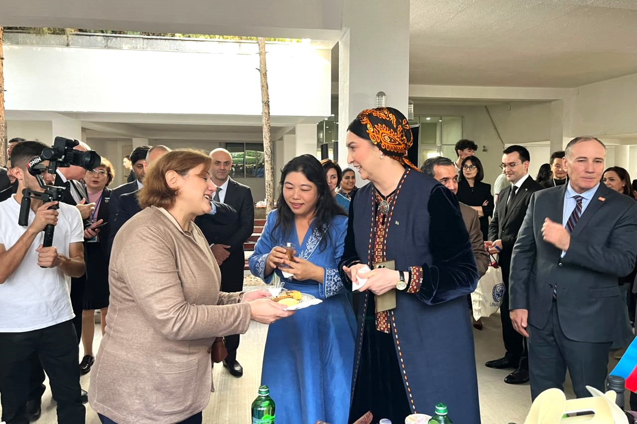Azerbaijan represented by special exhibition stand at UN day event In Ashgabat (PHOTO)