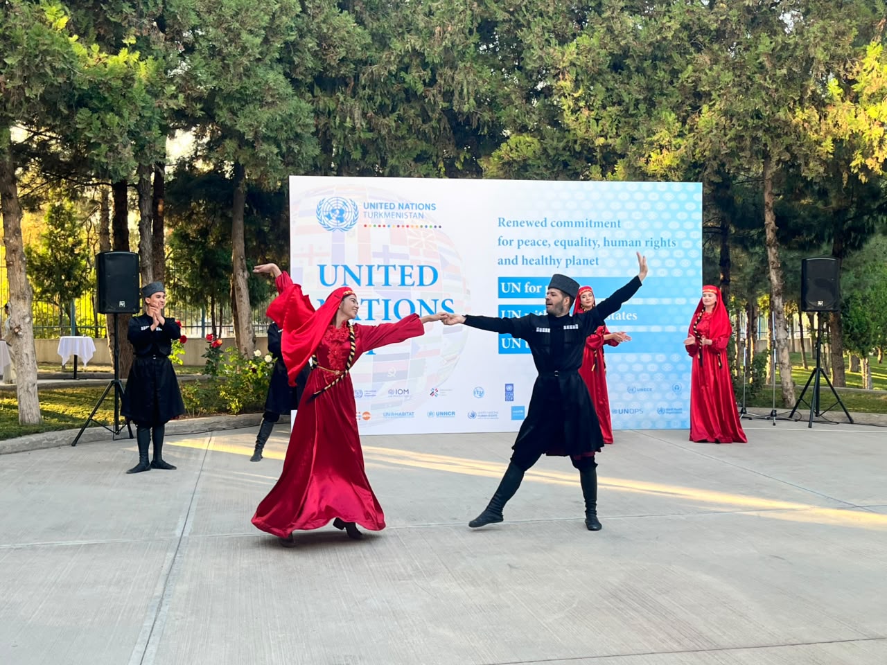 Azerbaijan represented by special exhibition stand at UN day event In Ashgabat (PHOTO)