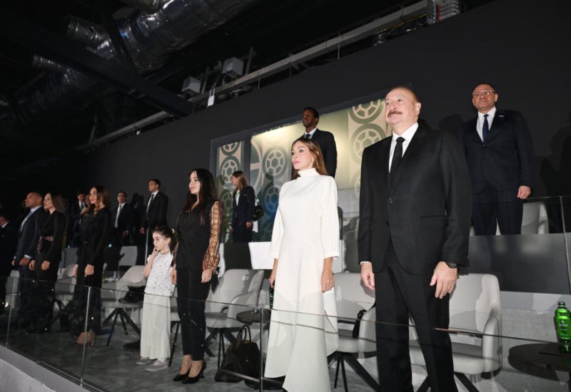 President Ilham Aliyev, First Lady Mehriban Aliyeva watch opening ceremony of FIFA U-15 World Cup and Festival (PHOTO)