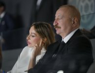 President Ilham Aliyev, First Lady Mehriban Aliyeva watch opening ceremony of FIFA U-15 World Cup and Festival (PHOTO)