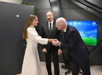 President Ilham Aliyev, First Lady Mehriban Aliyeva watch opening ceremony of FIFA U-15 World Cup and Festival (PHOTO)