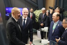 President Ilham Aliyev, First Lady Mehriban Aliyeva watch opening ceremony of FIFA U-15 World Cup and Festival (PHOTO)
