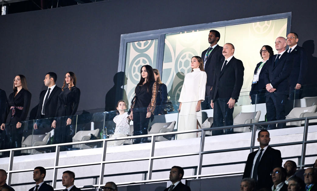 President Ilham Aliyev, First Lady Mehriban Aliyeva watch opening ceremony of FIFA U-15 World Cup and Festival (PHOTO)