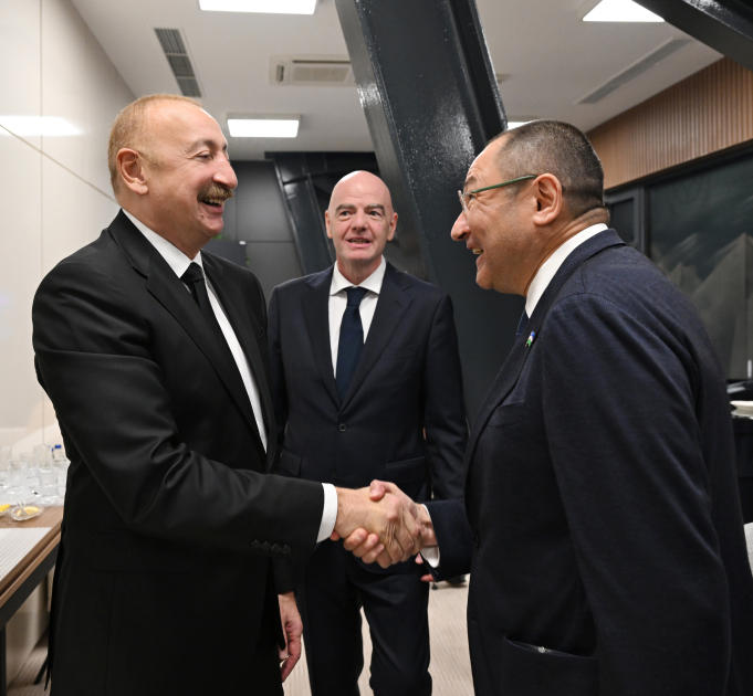 President Ilham Aliyev, First Lady Mehriban Aliyeva watch opening ceremony of FIFA U-15 World Cup and Festival (PHOTO)