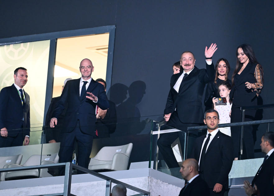 President Ilham Aliyev, First Lady Mehriban Aliyeva watch opening ceremony of FIFA U-15 World Cup and Festival (PHOTO)