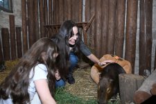 Leyla Aliyeva and Alena Aliyeva visit Capybara Azerbaijan farm in Shamakhi (PHOTO)