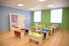 Leyla Aliyeva and Alena Aliyeva attend opening ceremony of nursery-kindergarten inaugurated in Goylar village of Shamakhi district (PHOTO)