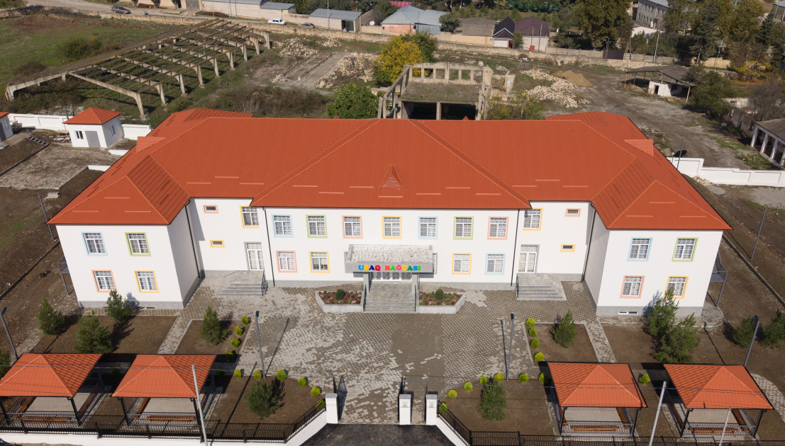 Leyla Aliyeva and Alena Aliyeva attend opening ceremony of nursery-kindergarten inaugurated in Goylar village of Shamakhi district (PHOTO)
