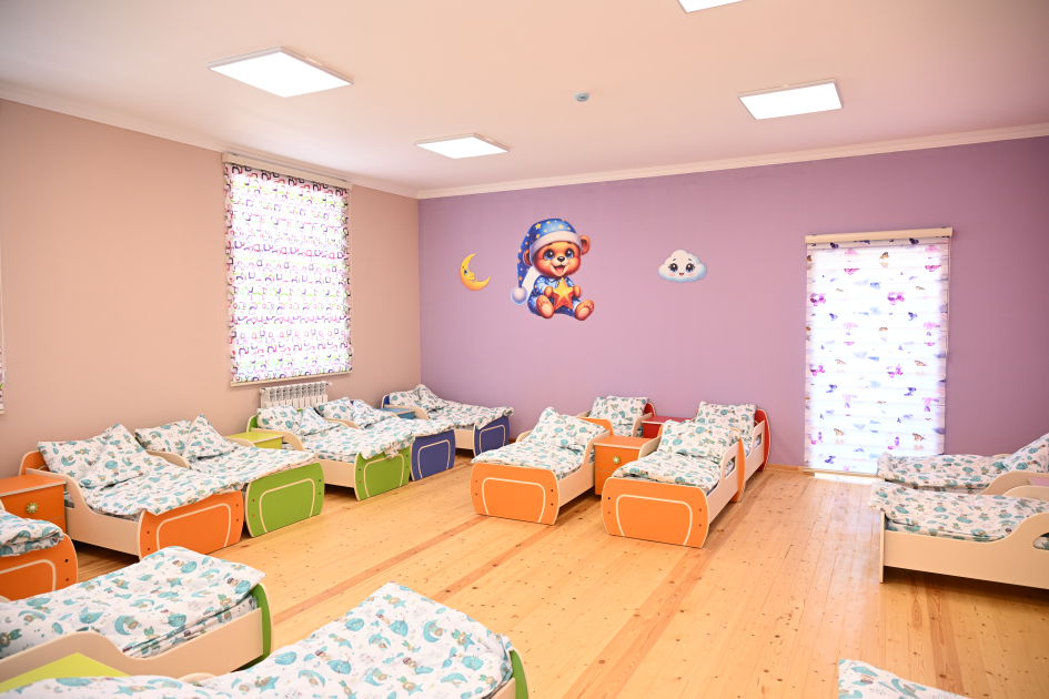 Leyla Aliyeva and Alena Aliyeva attend opening ceremony of nursery-kindergarten inaugurated in Goylar village of Shamakhi district (PHOTO)