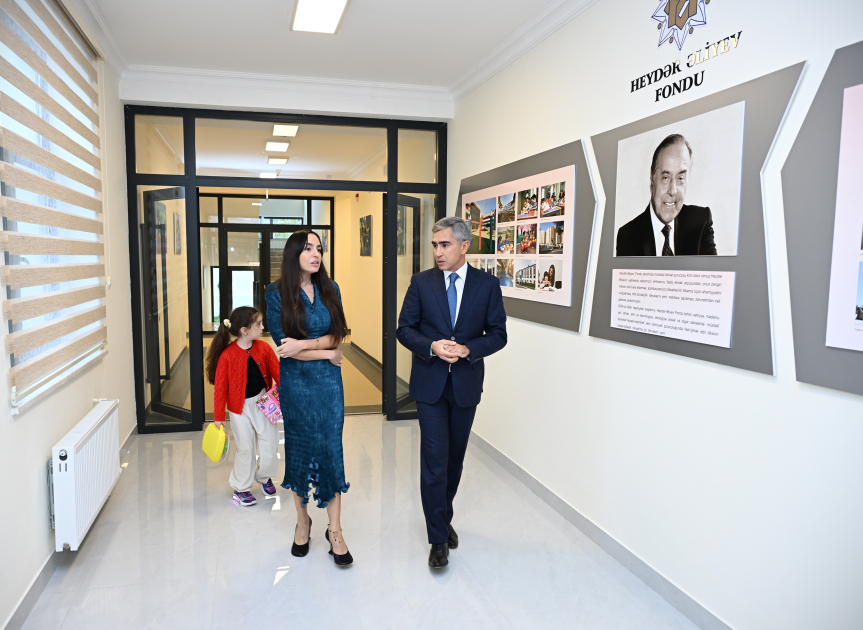 Leyla Aliyeva and Alena Aliyeva attend Khinisli nursery-kindergarten in Shamakhi city (PHOTO)