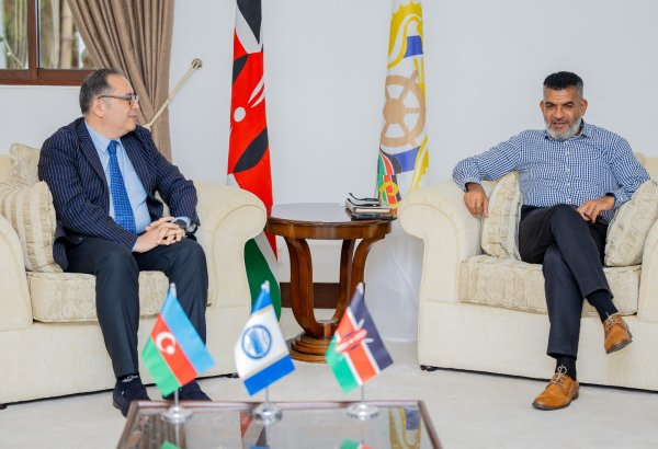 Azerbaijani delegation meets with Kenya's Mombasa governor (PHOTO)