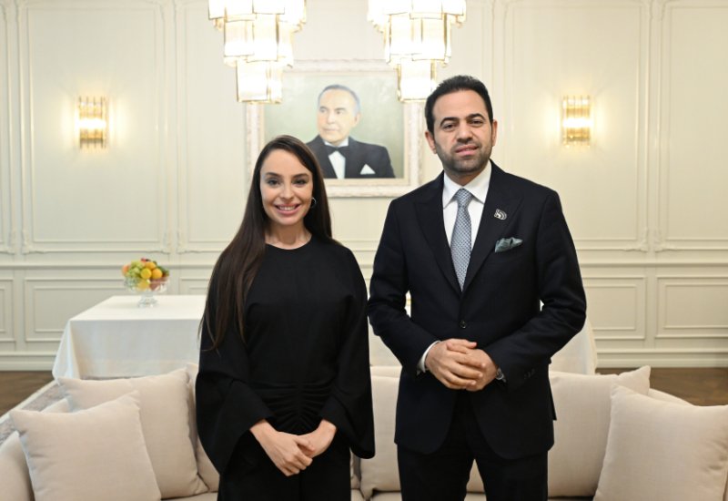 Heydar Aliyev Foundation VP Leyla Aliyeva and Secretary-General of Muslim Council of Elders discuss cooperation (PHOTO)