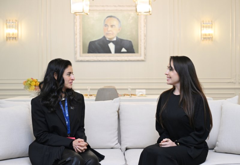 Heydar Aliyev Foundation VP Leyla Aliyeva meets with Secretary-General of UN Tourism (PHOTO)