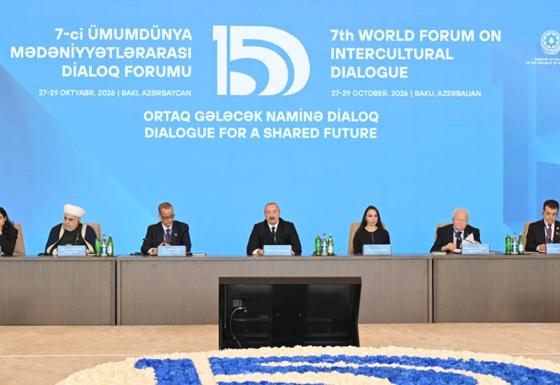 President Ilham Aliyev addresses opening of 7th World Forum on Intercultural Dialogue (PHOTO)