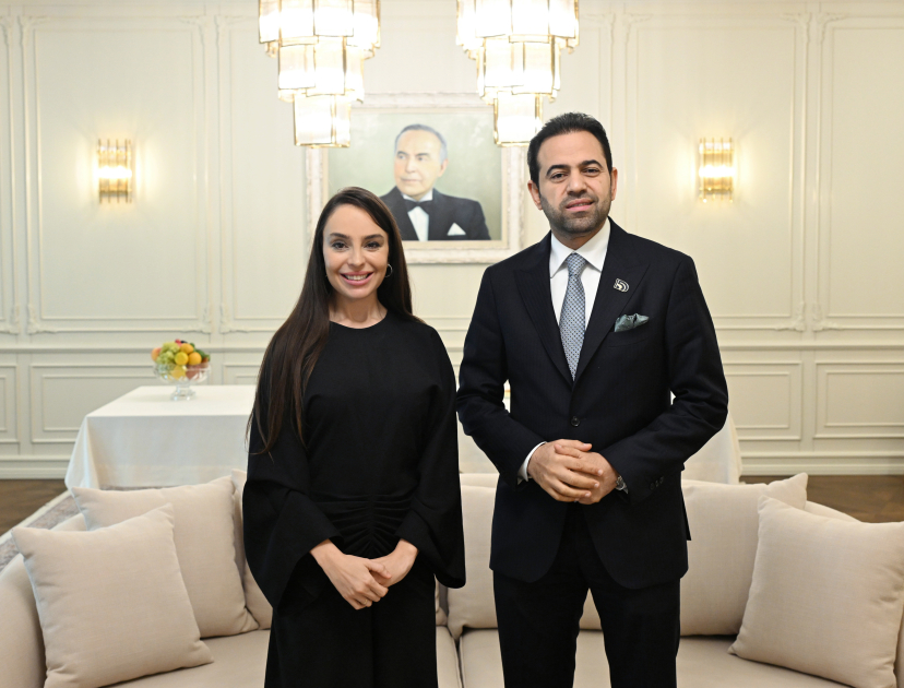 Heydar Aliyev Foundation VP Leyla Aliyeva and Secretary-General of Muslim Council of Elders discuss cooperation (PHOTO)