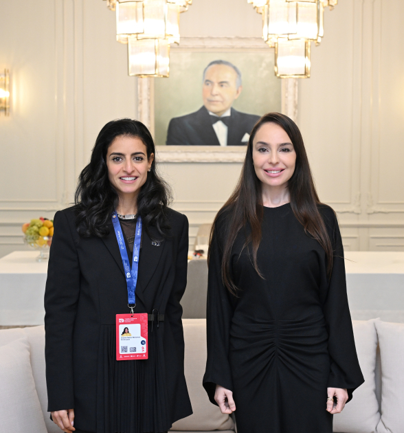 Heydar Aliyev Foundation VP Leyla Aliyeva meets with Secretary-General of UN Tourism (PHOTO)