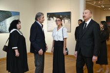 President Ilham Aliyev, First Lady Mehriban Aliyeva, and family members view retrospective exhibition “My Absheron: Plus” (PHOTO)