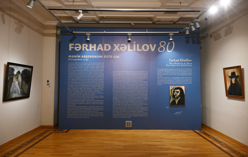 President Ilham Aliyev, First Lady Mehriban Aliyeva, and family members view retrospective exhibition “My Absheron: Plus” (PHOTO)