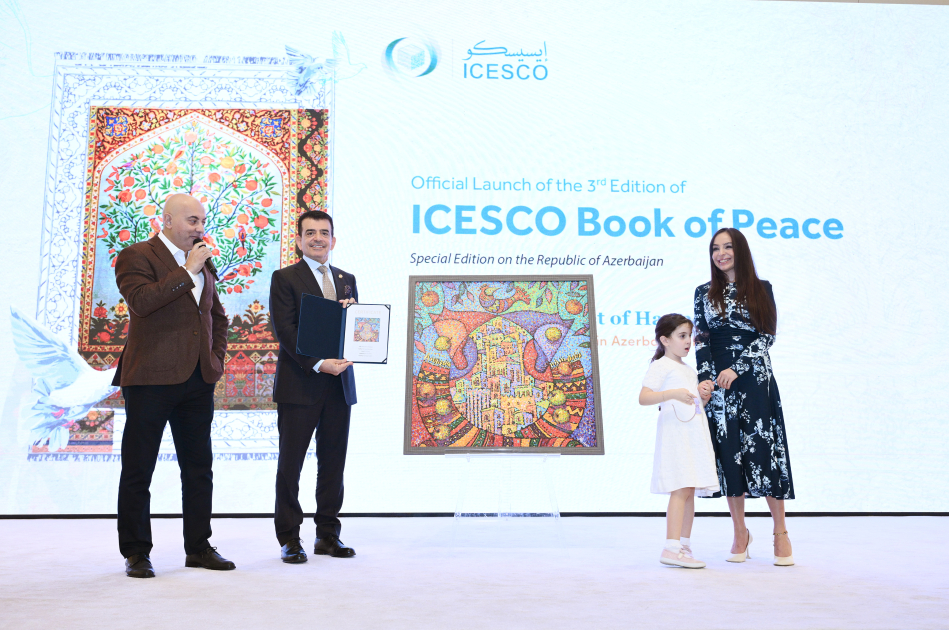 Heydar Aliyev Foundation VP Leyla Aliyeva attends presentation of 3rd edition of “Book of Peace” dedicated to Azerbaijan (PHOTO)