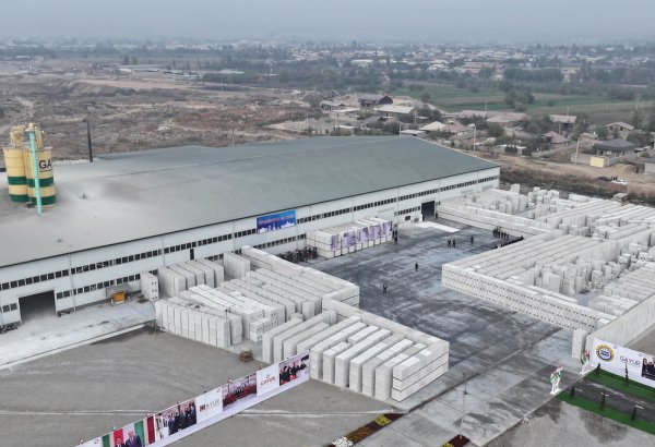 Tajikistan launches 300,000-cubic-meter aerated concrete plant in Dushanbe