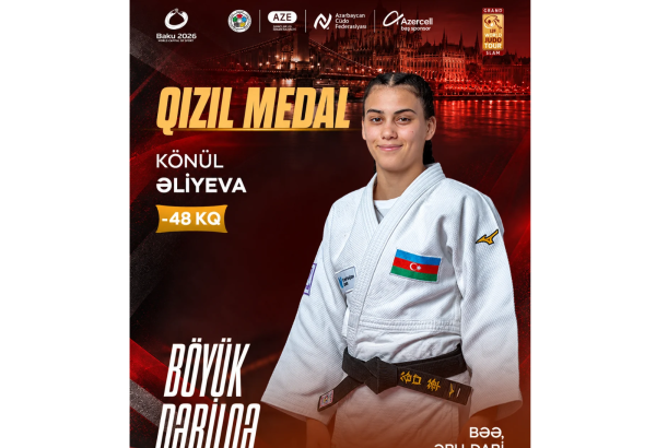 Azerbaijan's female judoka wins historic Judo Grand Slam gold in Abu Dhabi