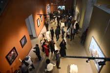 Leyla Aliyeva and Alena Aliyeva attend “ENGRAM” exhibition at Museum of Azerbaijani Painting (PHOTO)