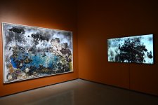 Leyla Aliyeva and Alena Aliyeva attend “ENGRAM” exhibition at Museum of Azerbaijani Painting (PHOTO)
