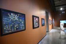 Leyla Aliyeva and Alena Aliyeva attend “ENGRAM” exhibition at Museum of Azerbaijani Painting (PHOTO)