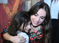 Leyla Aliyeva and Alena Aliyeva attend “ENGRAM” exhibition at Museum of Azerbaijani Painting (PHOTO)
