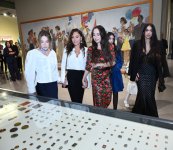 Leyla Aliyeva and Alena Aliyeva attend “ENGRAM” exhibition at Museum of Azerbaijani Painting (PHOTO)
