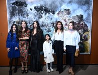Leyla Aliyeva and Alena Aliyeva attend “ENGRAM” exhibition at Museum of Azerbaijani Painting (PHOTO)