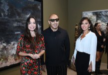 Leyla Aliyeva and Alena Aliyeva attend “ENGRAM” exhibition at Museum of Azerbaijani Painting (PHOTO)