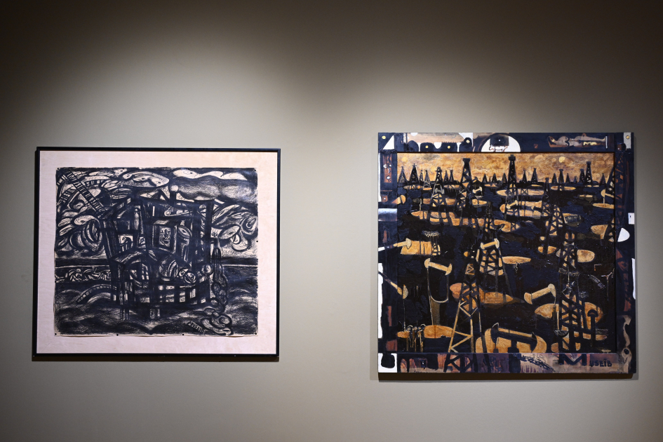 Leyla Aliyeva and Alena Aliyeva attend “ENGRAM” exhibition at Museum of Azerbaijani Painting (PHOTO)
