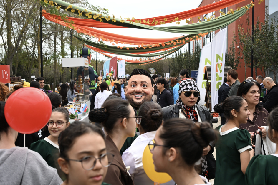 Heydar Aliyev Foundation VP Leyla Aliyeva attends traditional charity Autumn Festival – Harvest Day at ADA School (PHOTO)