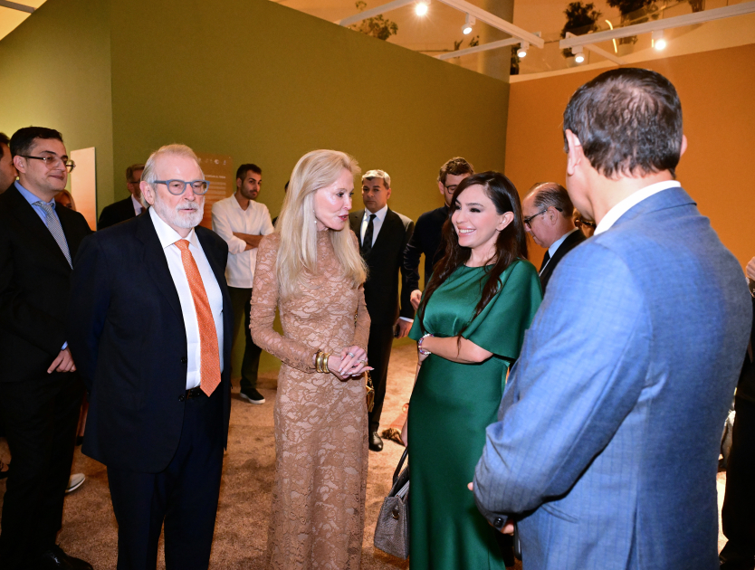 Heydar Aliyev Foundation VP Leyla Aliyeva and Alena Aliyeva attend official opening of Art Weekend (PHOTO)