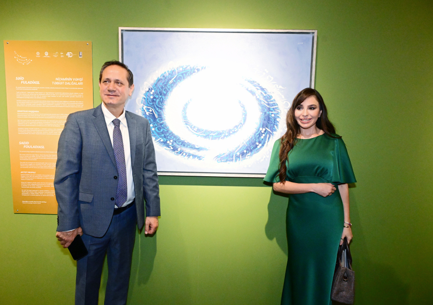 Heydar Aliyev Foundation VP Leyla Aliyeva and Alena Aliyeva attend official opening of Art Weekend (PHOTO)